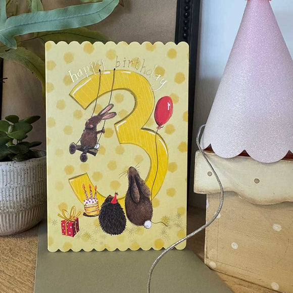 3rd Birthday Card
