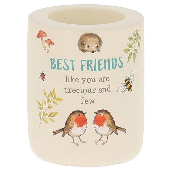 Woodland Robin Tealight Best Friend