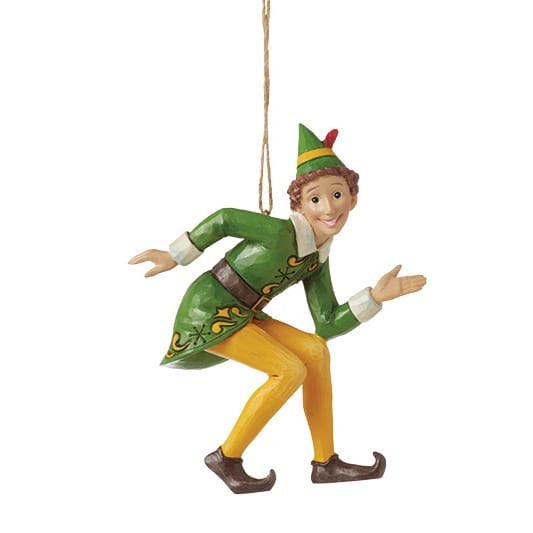Crouching Buddy The Elf Hanging Ornament