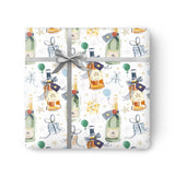 Raise a Glass Wrapping Paper