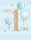 You’re 1 Today, Blue Balloons