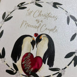 1st Christmas As A Married Couple - Penguins