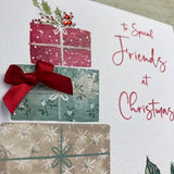 To Special Friends 3 Pressies - Christmas Card