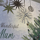 Wonderful Mum - Christmas Tree & Baubles