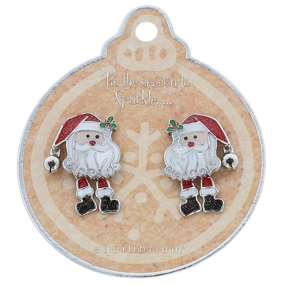 Xmas Moving Earrings Santa