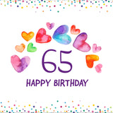 65 Happy Birthday Card