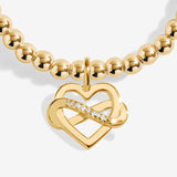 A Little 'Family Is A Gift That Lasts Forever' Bracelet In Gold Plating