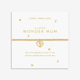 A Little 'Wonder Mum' Bracelet In Gold Plating