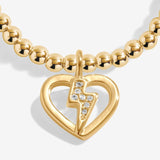 A Little 'Wonder Mum' Bracelet In Gold Plating