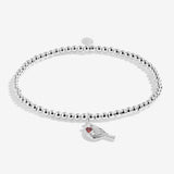 Kids' A Little 'Robins Appear When Loved Ones Are Near' Bracelet In Silver Plating
