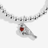 Kids' A Little 'Robins Appear When Loved Ones Are Near' Bracelet In Silver Plating