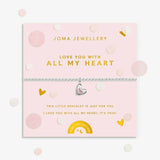 Kids' Confetti A Little 'Love You With All My Heart' Bracelet