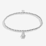 Kids' A Little 'Happy Penguin' Bracelet In Silver Plating