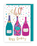 40th - Colourful Prosecco Bottles