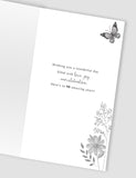 90 - Flowers and butterfly
