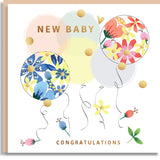 New Baby Floral Balloons