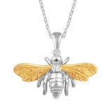 Outlander Inspired Two Tone Bee Pendant