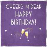 Birthday Cheers M'Dear