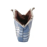 Heather, Blue Highland Cow Coin Purse
