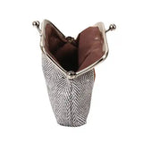 Heather, Grey Highland Cow Coin Purse