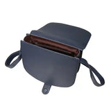 Heather, Highland Cow Blue Saddle Bag