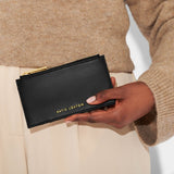 Fay Coin Purse & Card Holder, Black