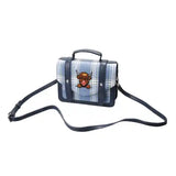 Heather, Blue Highland Cow Satchel Bag