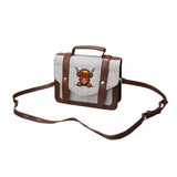 Heather, Grey Highland Cow Satchel Bag