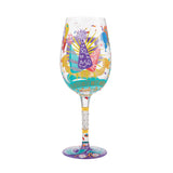 Happy 50th Wine Glass