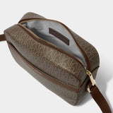 Signature Crossbody Bag, Chocolate