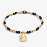 September A Little Birthstone Gold Bracelet