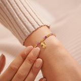 October A Little Birthstone Gold Bracelet