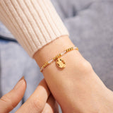 April A Little Birthstone Gold Bracelet