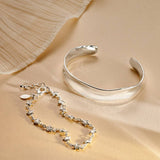 Bracelet Bar Wave Bangle