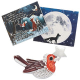 Fox Under The Moon Pin Where Love Goes