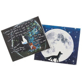 Fox Under The Moon Pin Forget Me Not