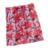 Premium Floral Pink Glasses Cleaning Cloth
