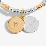 Lila Circle Silver And Gold Bracelet