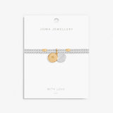 Lila Circle Silver And Gold Bracelet
