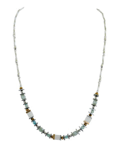 Arran Bay Multi-Colour Semi Precious Necklace - Mint