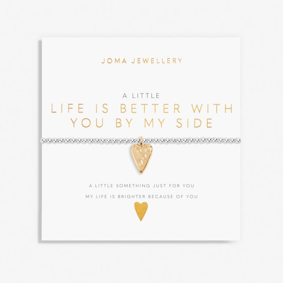 A Little 'Life Is Better With You By My Side' Bracelet