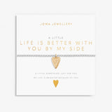 A Little 'Life Is Better With You By My Side' Bracelet