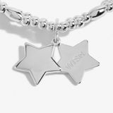Lila Star Silver Bracelet, Wish