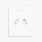 Moon Hoop Earrings