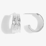 Statement Textured Hoop Earrings
