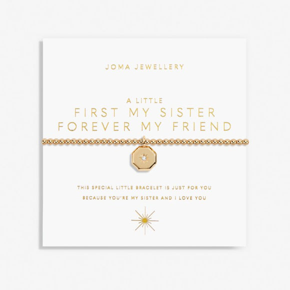 A Little First My Sister Forever My Friend Bracelet
