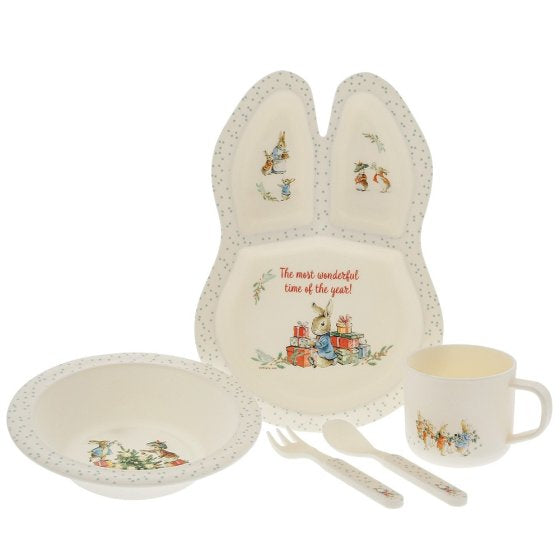 Peter Rabbit Christmas Dinner Set