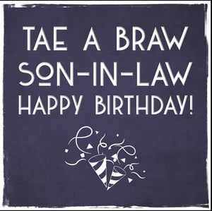 Tae a Braw Son-in-Law Happy Birthday!