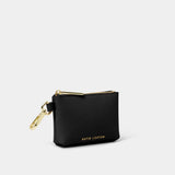 Evie Clip On Coin Purse, Black
