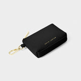 Evie Clip On Coin Purse, Black